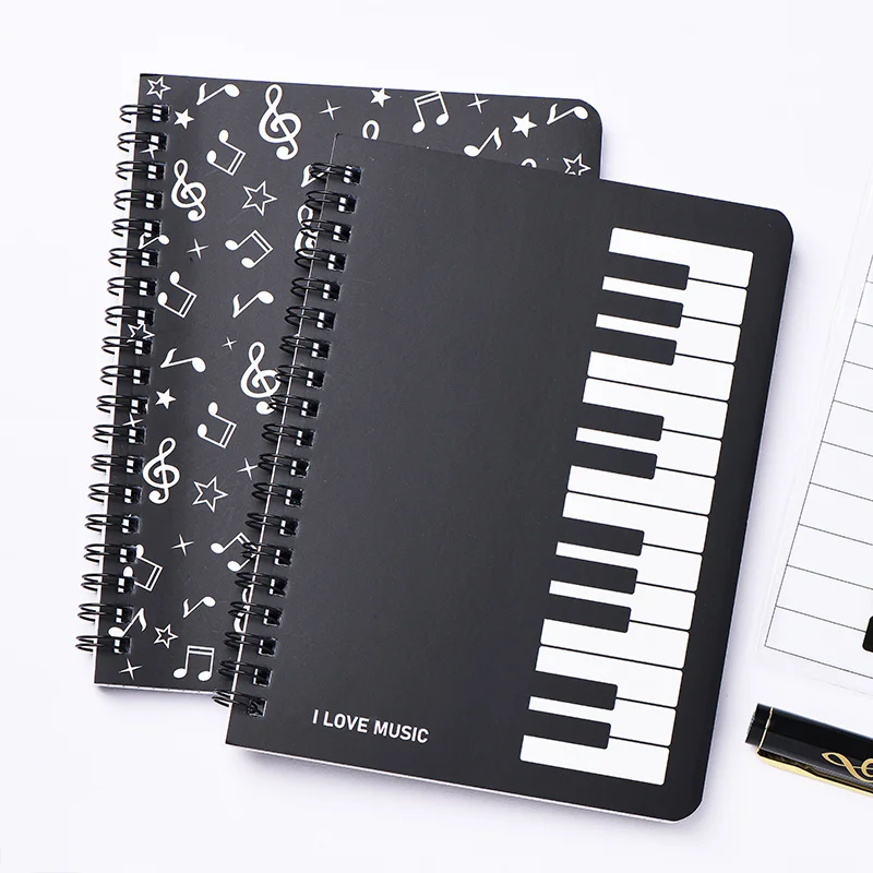 Blank Sheet Music Notebook - Музыкальная тетрадь, катушка, блокнот, книга B6,
