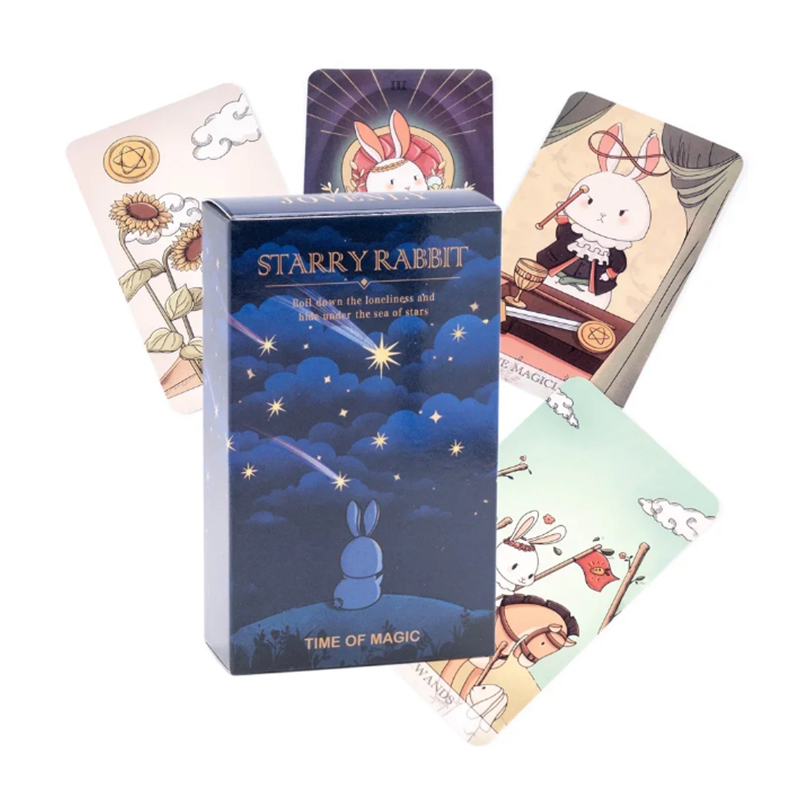 Tarot Deck With Guidebook - Креативные карты Таро «Звездный кролик» No