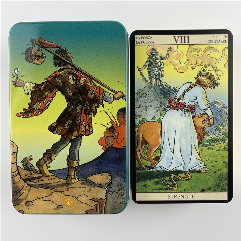 Металлическая коробка, позолоч – обзор и цена Tarot Deck With Guidebook