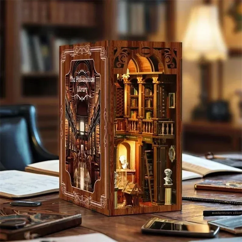 Философская книжная полка для  – обзор и цена Diy Wooden Book Nook Kit Shelf Insert