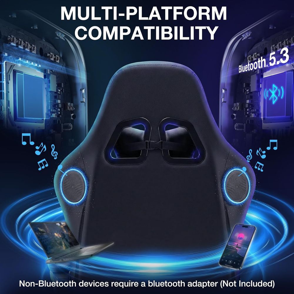 Игровое кресло RGB с Bluetooth – обзор и цена Music