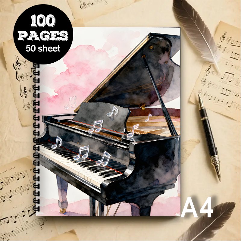 Музыкальный блокнот формата А4 – обзор и цена Blank Sheet Music Notebook