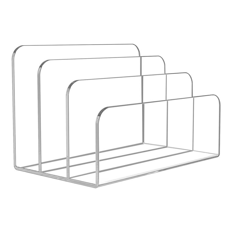 Voltvibe-3 секции, прозрачный  – обзор и цена Clear Acrylic Book Stand Holder