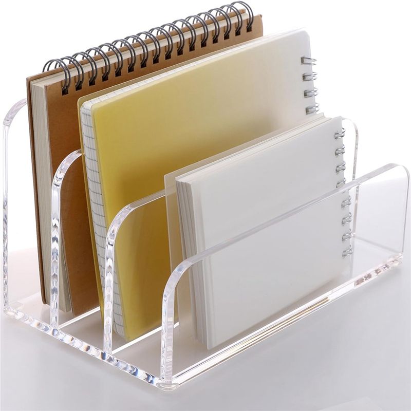Voltvibe-3 секции, прозрачный  – обзор и цена Clear Acrylic Book Stand Holder