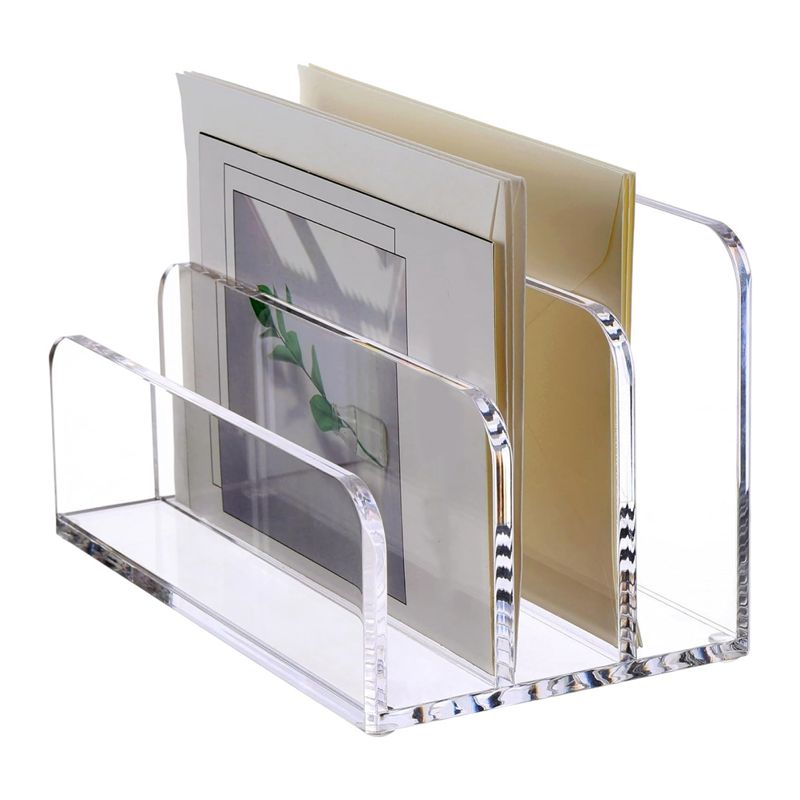 Voltvibe-3 секции, прозрачный  – обзор и цена Clear Acrylic Book Stand Holder